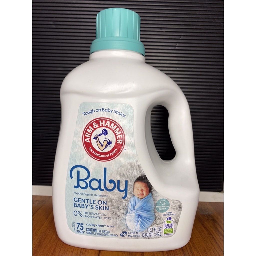 ARM & HAMMER Baby, 75 Loads Liquid Laundry Detergent, 118.1 Fl oz