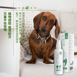 ℗▥☬Pet flea insecticide spray dog ​​in vitro insect repellent household disinfectant cat fleas clear