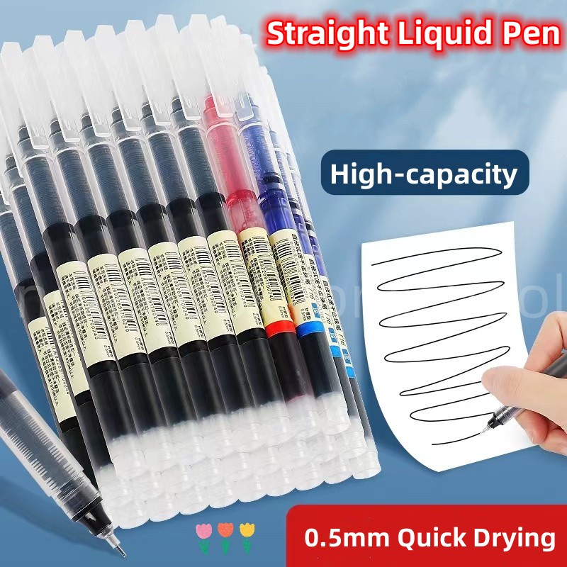 Retro 0.5mm Gel Pen Journal Vintage Rollerball Pen Extra Fine Point Pen