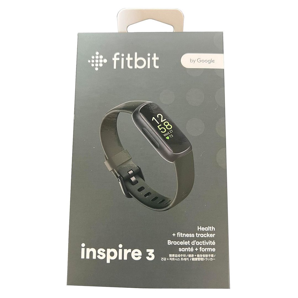 Fitbit Inspire 3 Fitness & Health Tracker ( Midnight Zen   Black 