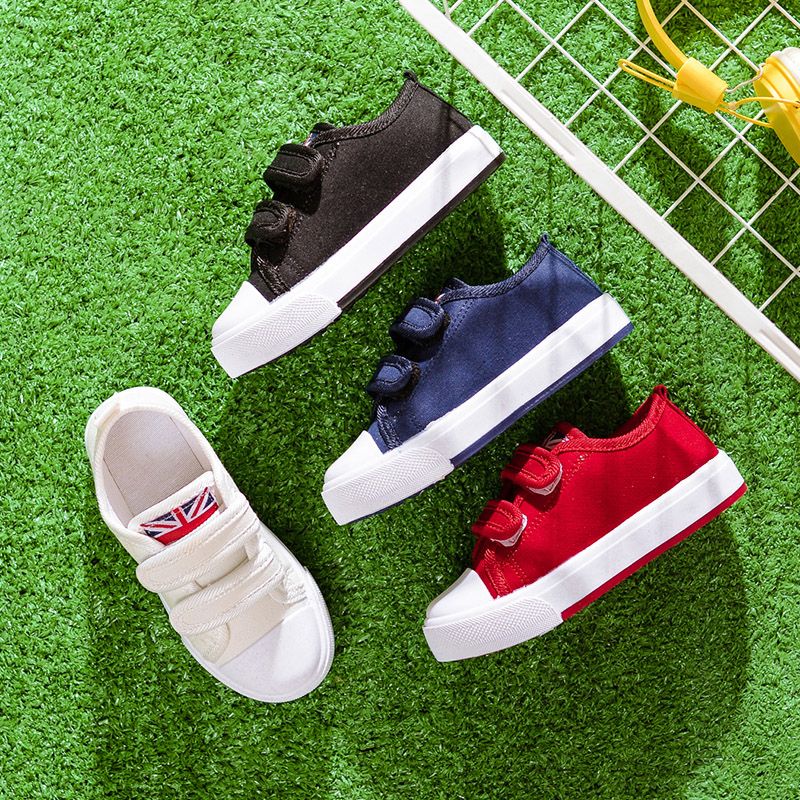 Ready Stock Hot Sale 2022 Spring Autumn Boys Children Canvas Shoes Girls Casual White Breathable Anti-Slip Product Attributes