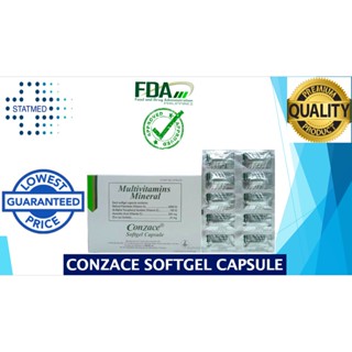 Conzace Clusivol Plus Multivitamins Minerals Capsule Tablet [40s, 100s] #1