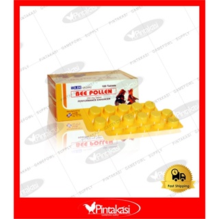 ◄﹍◊1 box 100 tablets LDI Bee Pollen Vitamins Anti Stress (August 2023 Expiry) for Gamefowl Rooster :
