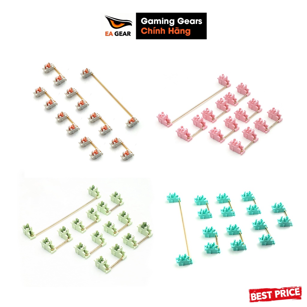 Fullsize MMD Wire Gold Plate Mount Mechanical Keyboard stab Set EA Gear Shopee Philippines