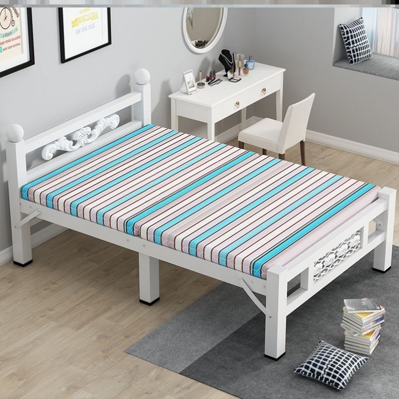 Folding Bed Bed Single Bed Foldable Office Lunch Break Bed Folding Bed Heavy Duty | Shopee
