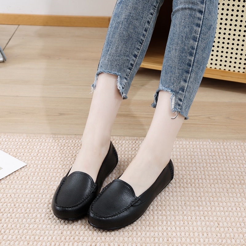 black shoes #215 school shoes for ladies (Rubber-weighty)COD (ADD 1 ...