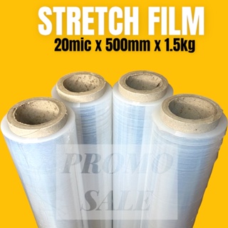 Stretch Film 20mic x 1.5kg x 500mm X Sold per Pc