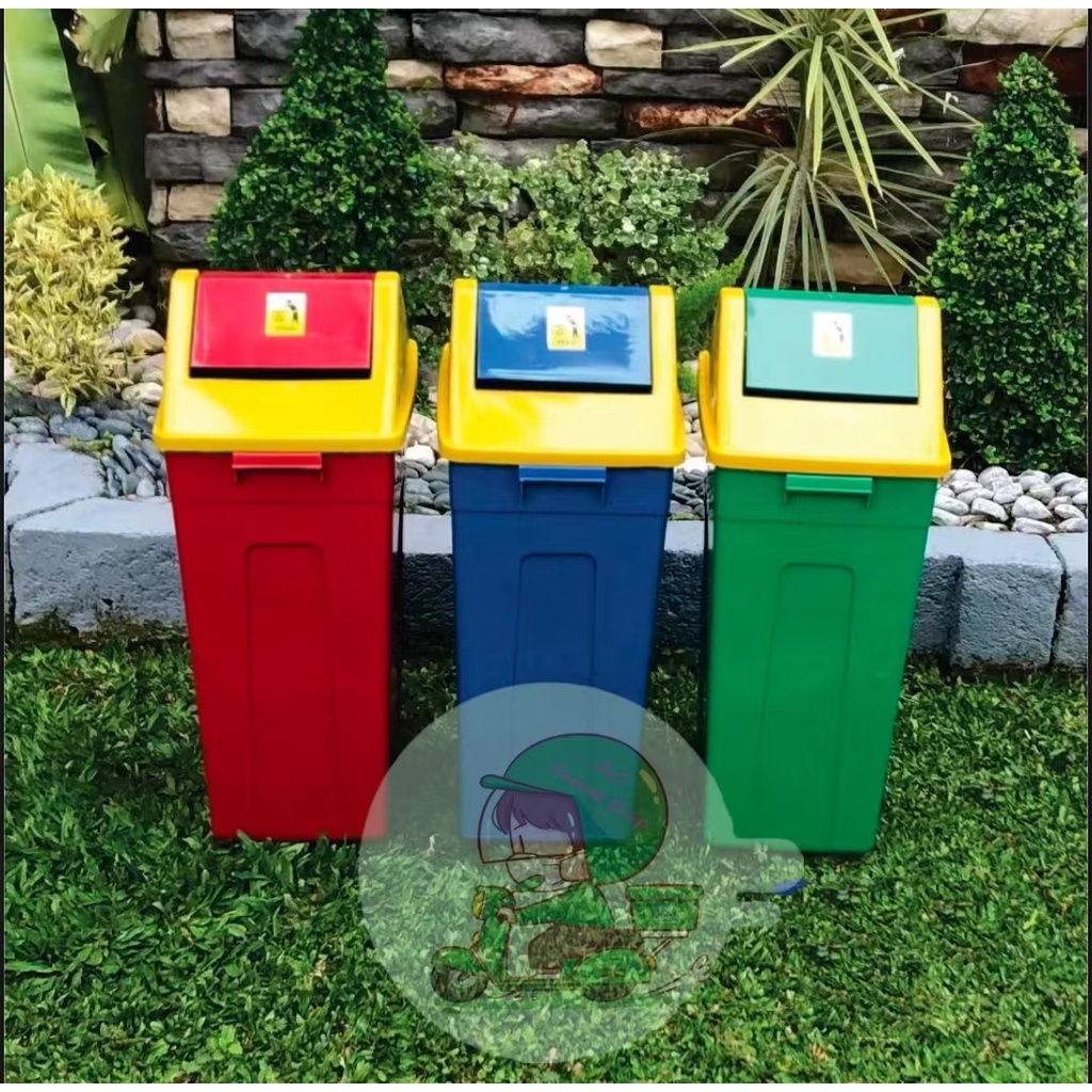 HOT SALE 6309 ORIENTAL 32LITERS TALL PLASTIC WASTE BN/RECYCLING BIN ...