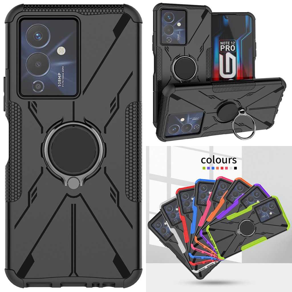 For Infinix Note 12 Pro 5G X671B Luxury Hybrid Armor Shockproof Case