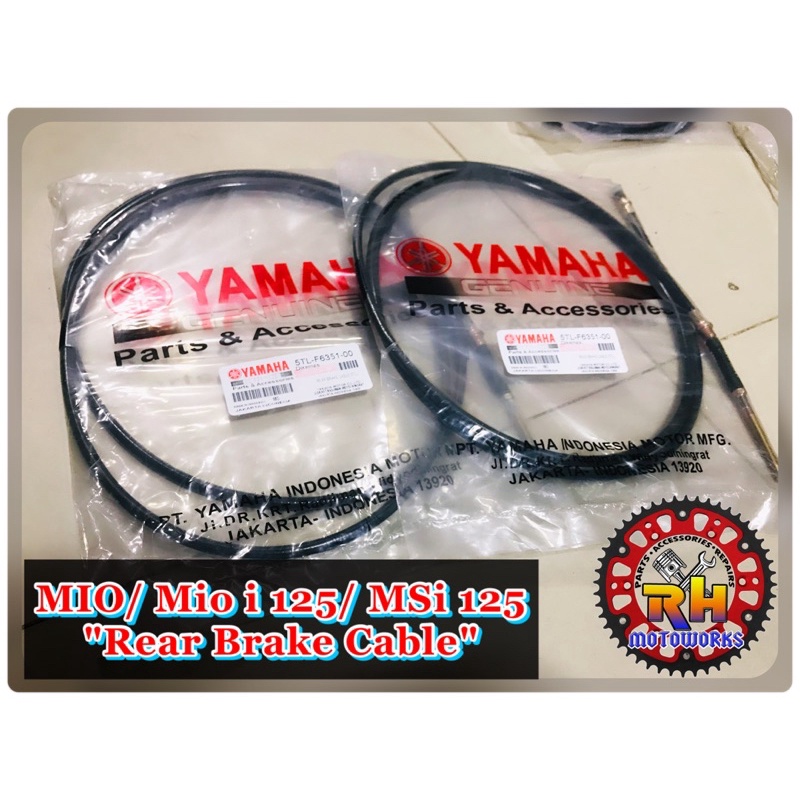 MIO/ Mio i 125/ Mio Soul Carb & Fi/ Fino REAR BRAKE CABLE YAMAHA