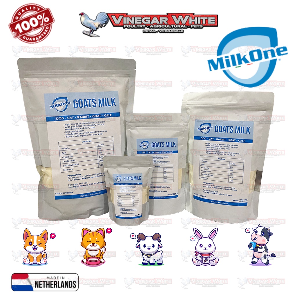 MilkOne Goats Milk Replacer Pet Dog Cat Rabbit Puppy Kitten Supplement