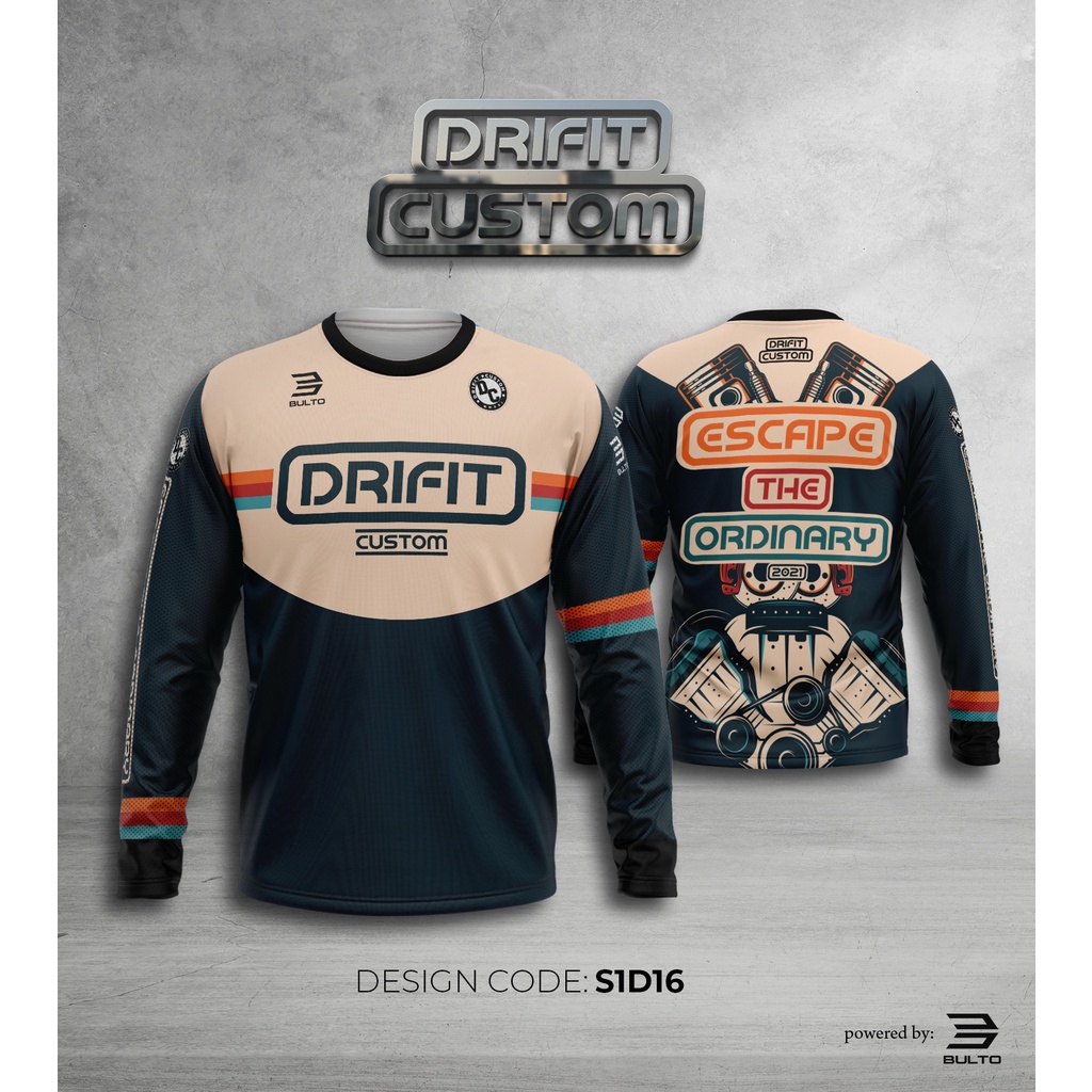 Motor Cycle Jersey Long Sleeve for Men Drifit Bigsize FULL SUBLIMATION ...