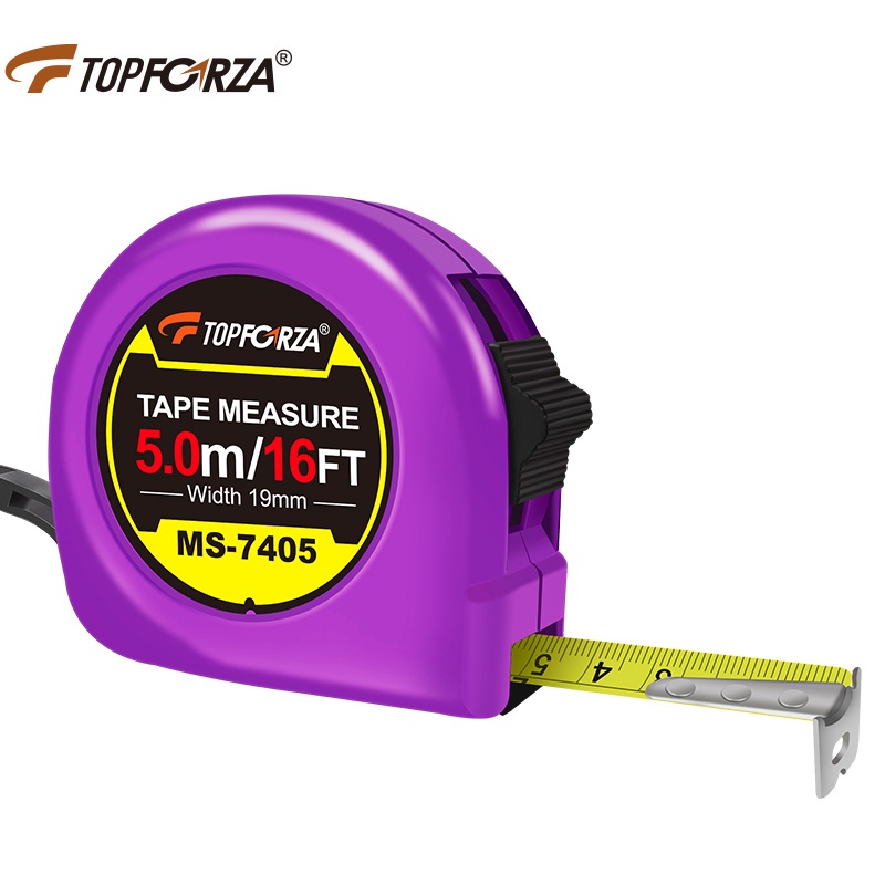 TOPFORZA Tape Measure 5 Meters Selflocking Steel Tape Measure Fall