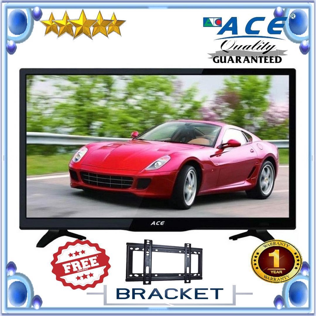 Ace 24 Super Slim Full HD LED TV Black LED-802 W/FREE BRACKET (FREE SHIPPING!!!) METRO MANILA ONLY