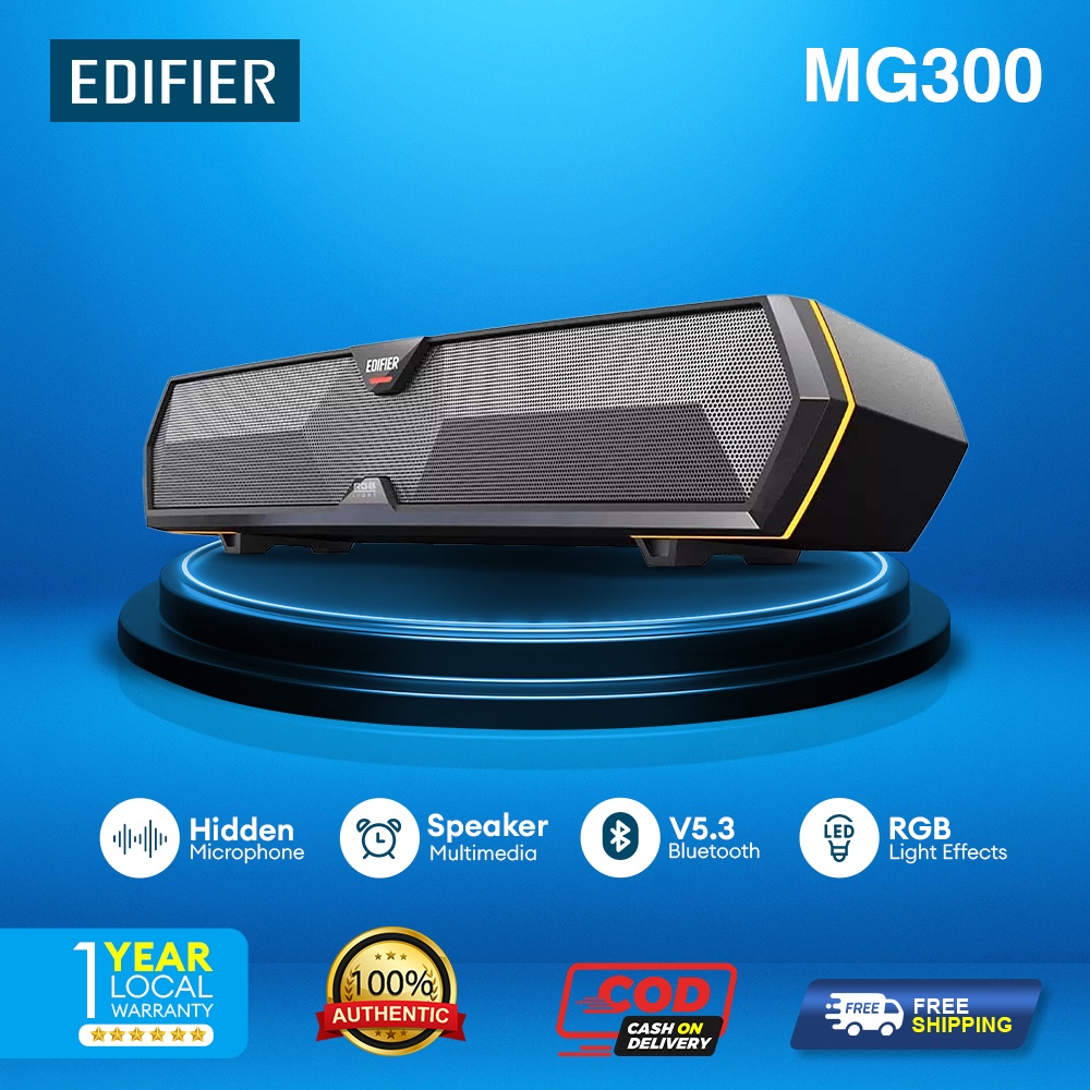 Edifier MG300 Multimedia Speaker RGB LED Effects, Bluetooth V5.3 Hidden