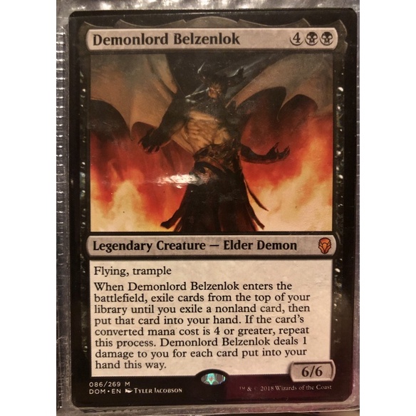 Magic The Gathering Demonlord Belzenlok Shopee Philippines   Sg 11134201 22110 Ltjx5crr8wjve2