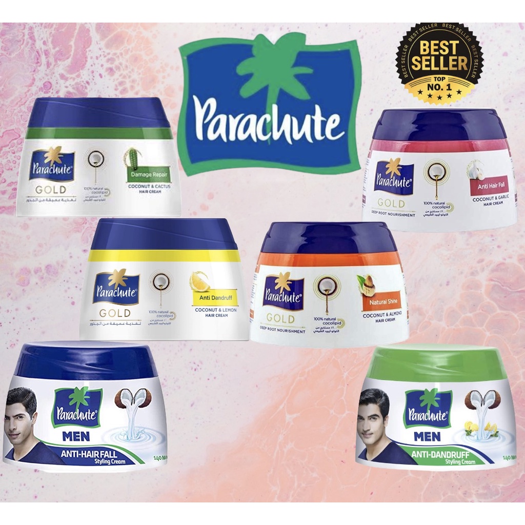 Parachute Hair Cream Deep Nourishment 140ml Saudi Import Shopee
