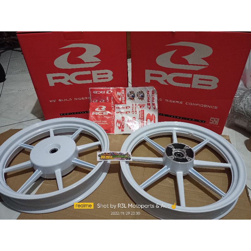 Rb8 white mags for Honda Beat | Shopee Philippines