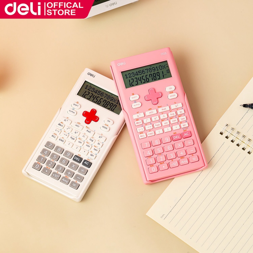 Saco Amedrentador cigarro Deli X One Piece E1725 Calculator Desk Calculator Simple Portable Student  Supplies Pink/White | Shopee Philippines