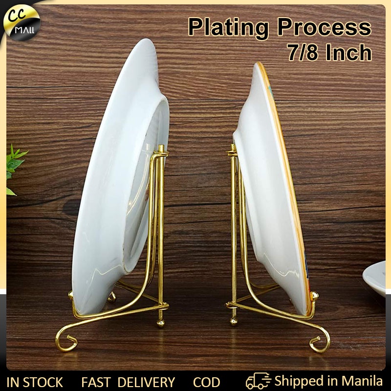 6/7/8 Inch Iron Display Stand Iron Easel Plate Holder Stand for