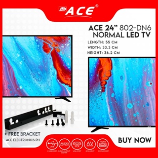 Ace 24 Super Slim Full HD LED TV Black LED-802/free bracket #3
