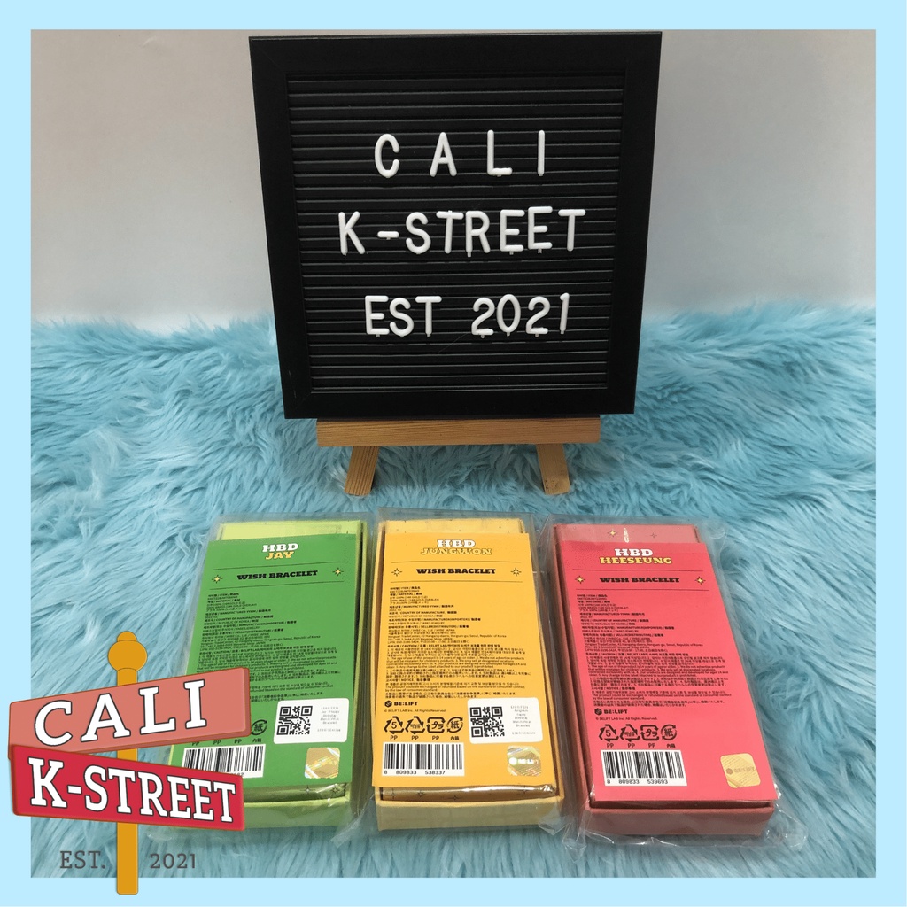 ENHYPEN - Happy Birthday Jungwon, Heesung & Jay Wish Bracelet | Shopee