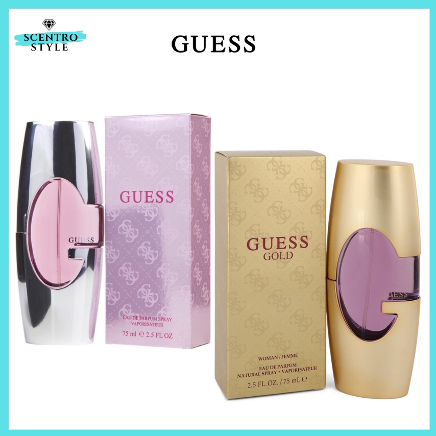 Guess Pink 75ml Perfume for Women Eau de Parfum / Guess Gold 75ml Eau