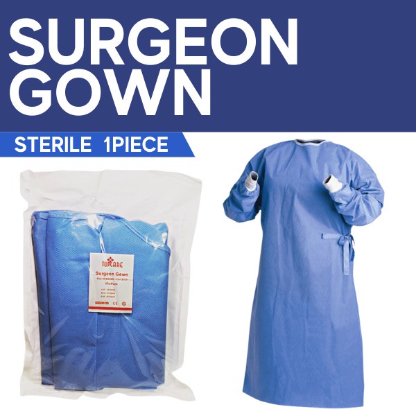 CODln stockﺴSurgical / Surgeon Gown Sterile disposable TC (1 Piece)