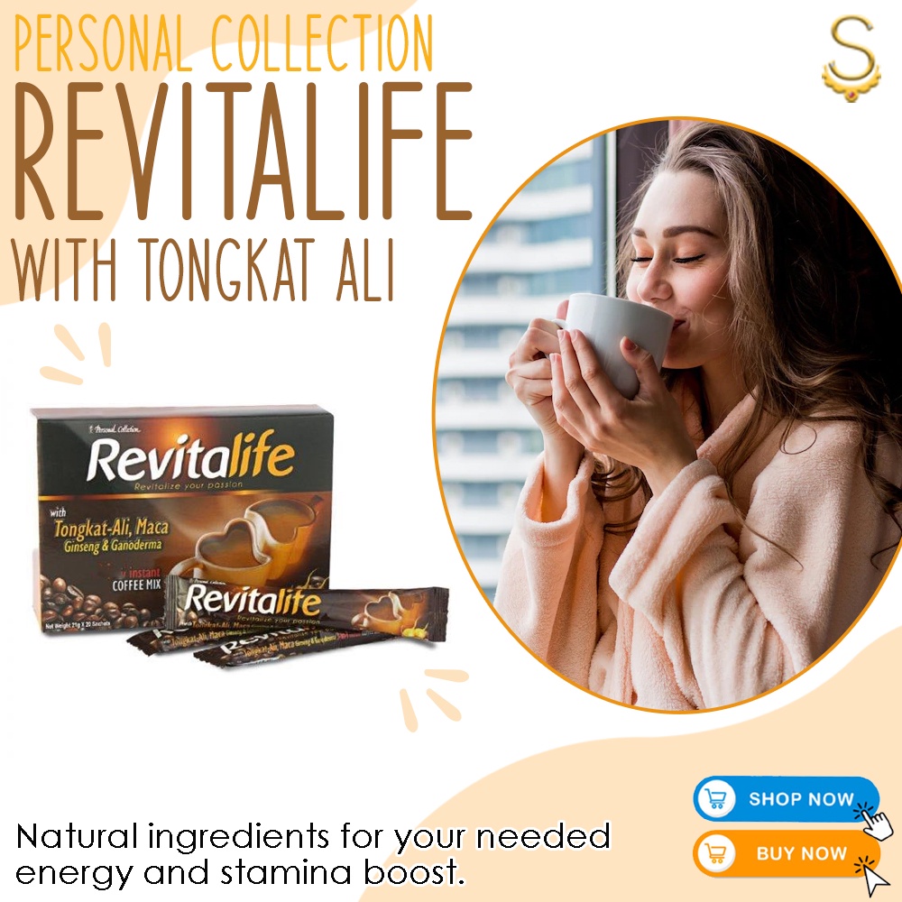 Personal Collection Revitalife 7in1 Instant Coffee 20Sachets Boost