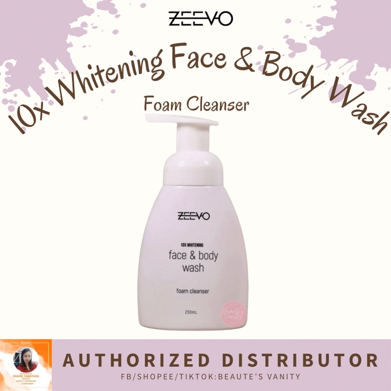Zeevo 10x Intense Whitening Face & Body Wash Shopee Philippines
