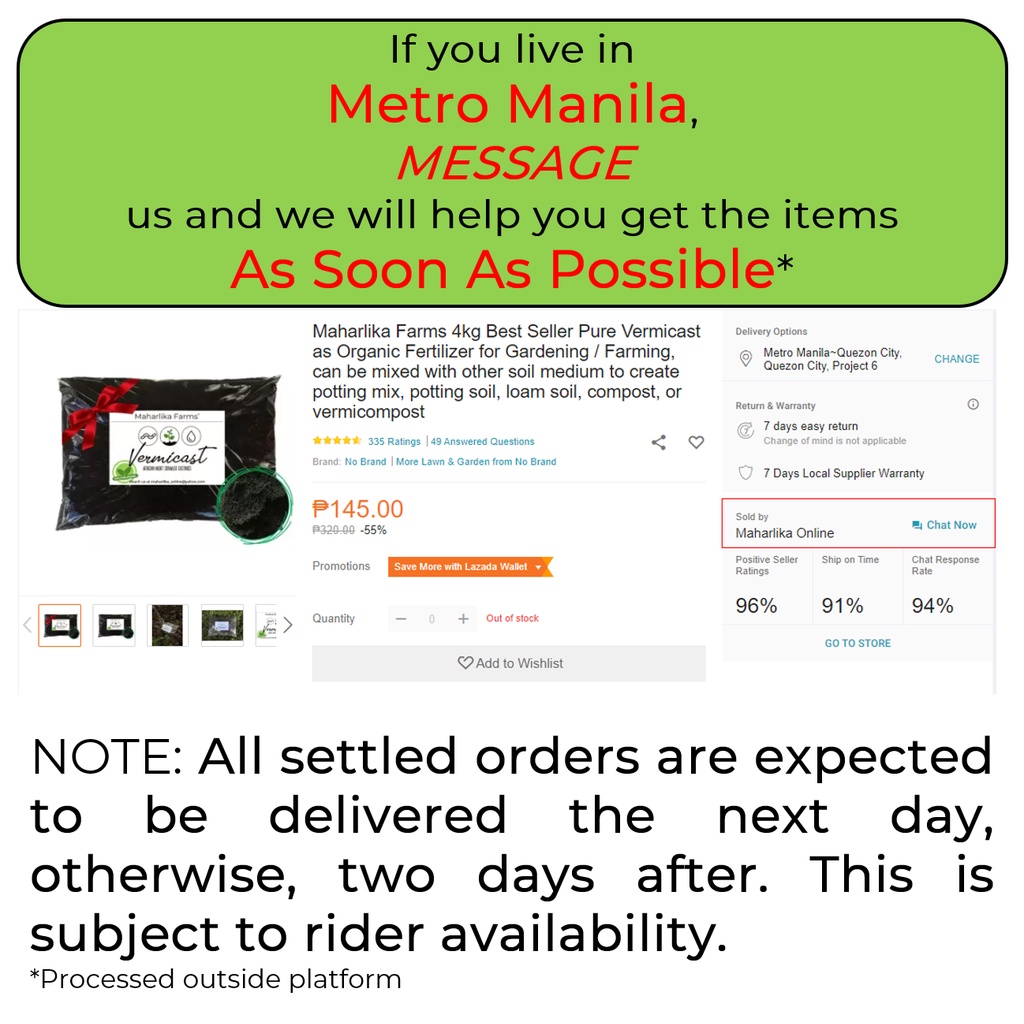 Maharlika Farms 1/2 kg Best Seller Pure Ammonium Phosphate (16-20-0) as Inorganic Fertilizer for Ga