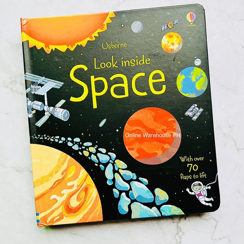 Usborne Look Inside SPACE (Board Book) Onhand and Ready to Ship