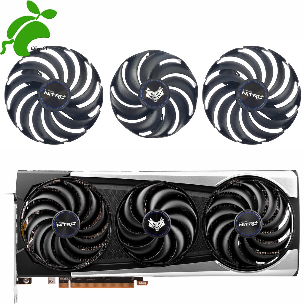 AZJ Fan Video Card 87MM FDC10H12D9-C 95MM FDC10U12D9-C For Sapphire ...