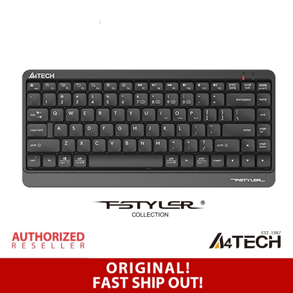 A4Tech FBK11 Bluetooth & 2.4G Wireless Keyboard Black | Shopee Philippines