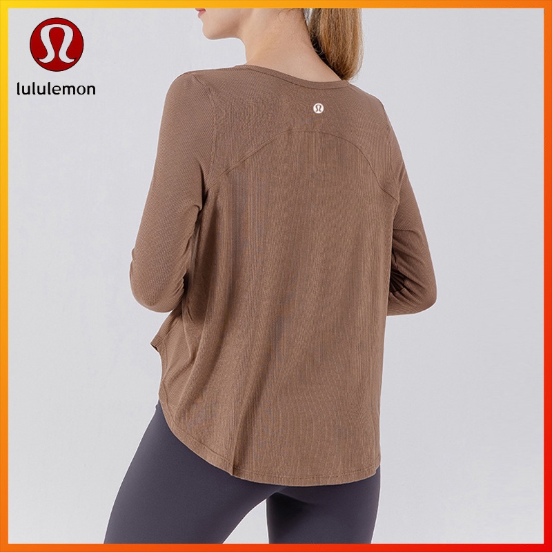 Lululemon Yoga Sports Long Sleeve Threaded Fabric Soft Running Top