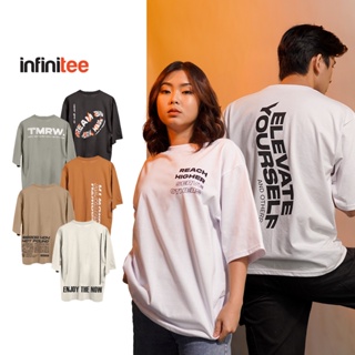Infinitee Typographic Statement Oversized T Shirt For Men Women Plus Size Shirt Top Tops Tshirt #4