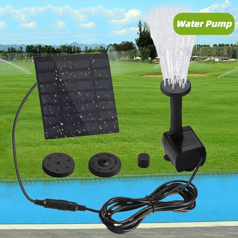 Solar Water Pump Bird Bath Garden Pond Fountain Submersible Solar Power