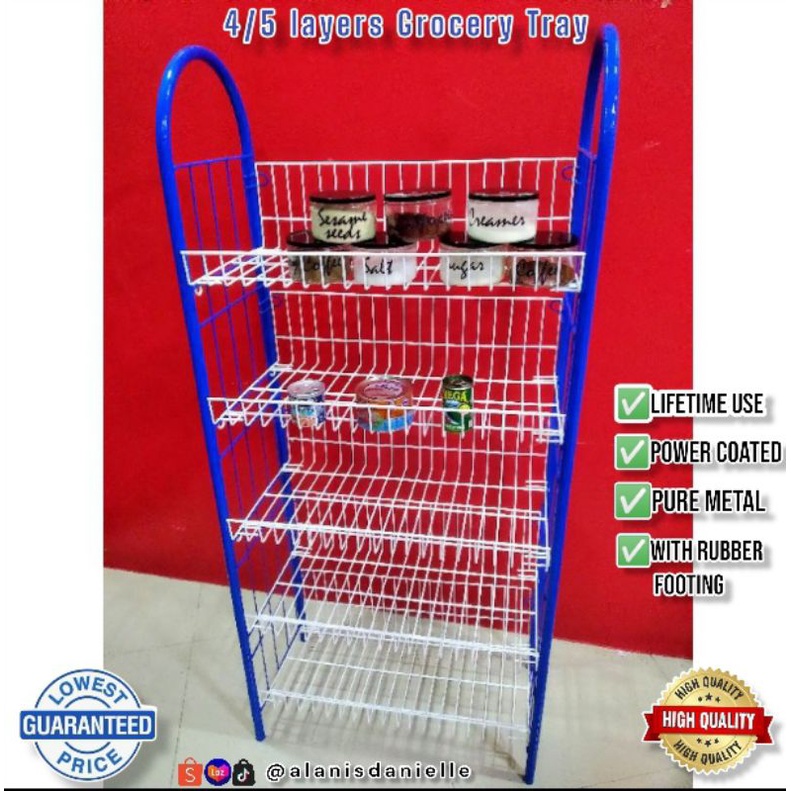 GROCERY TRAY / GROCERY RACK/ MULTI LAYER RACK / 4 LAYERS / 5 LAYERS / ORGANIZER / ALANISDANIELLE