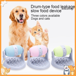 ∈✓[Vip] Pet Dogs Roller Type Dispenser Slow Leakage Food Feeder Molar Toy Pet Supplies