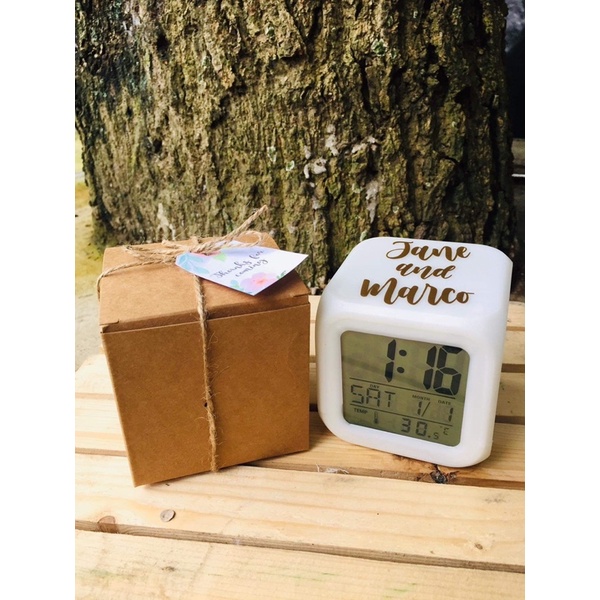 Personalized Digital Clock Souvenir (LED) Shopee Philippines