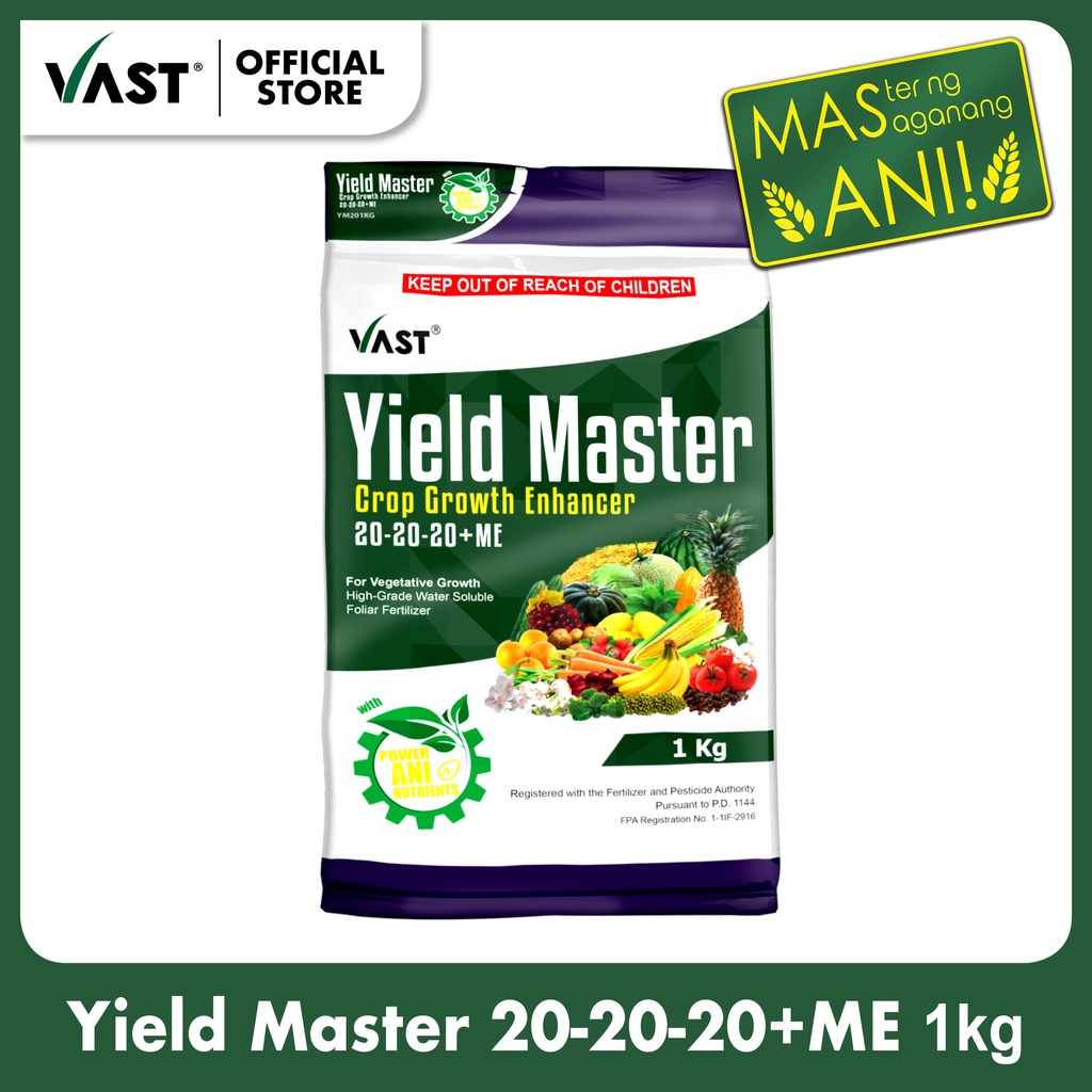 Vast Yield Master 20-20-20-ME Foliar Fertilizer 1kg