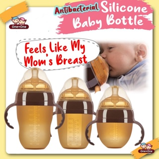 Antibacterial Milk Bottle Natural Feeding Baby Bottle Natural Nursing Bottle Baby Bottle With Handle