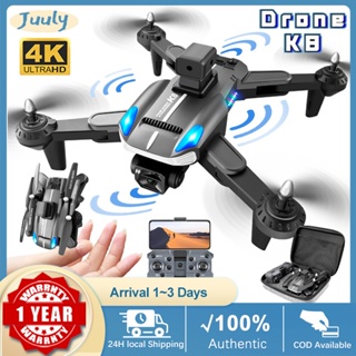 New K8 Drone with 4K Wifi Wide Angle HD  Dual Camera Height Hold  RC Foldable Quadcopter Mini Drone