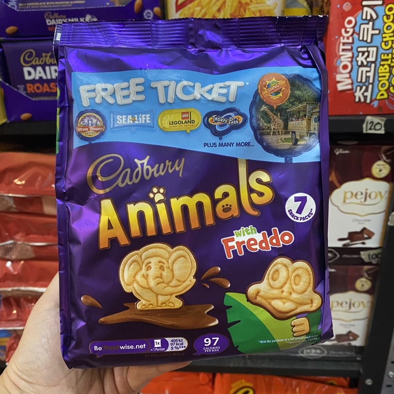 Cadbury Animals with Freddo Chocolait Biscuit Shopee Philippines