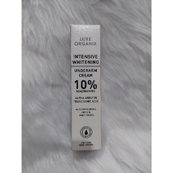 Luxe Organix Intensive Underarm Whitening Cream 30g Shopee Philippines