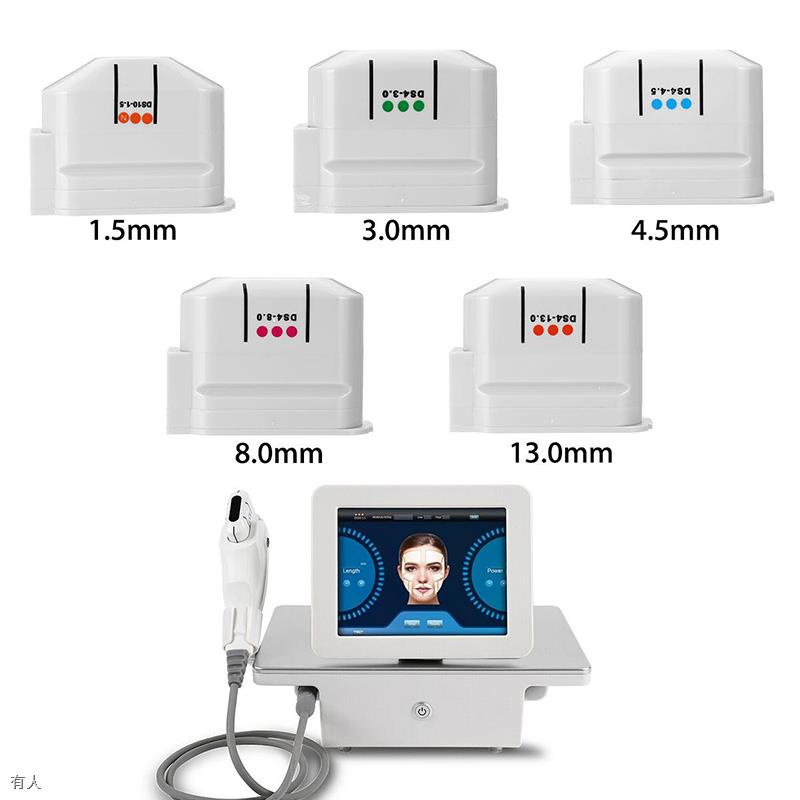 Factory Price 10000 Shots Facial Tools Face Machine Beauty Hifu Cartridge Transducer Heads 2.0.s 2