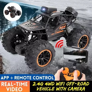 RC Car 1/16 Alloy 4WD Monster Truck Crawler 40MHz climbing Car 4x4 Bigfoot Remote Control Model