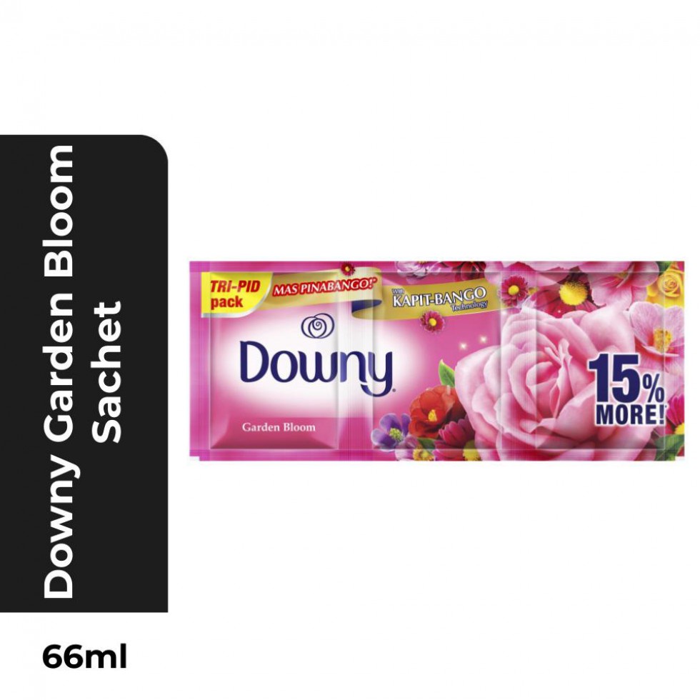 Downy Fabric Conditioner Garden Bloom Tripid Pack Sachet 66ml 6s