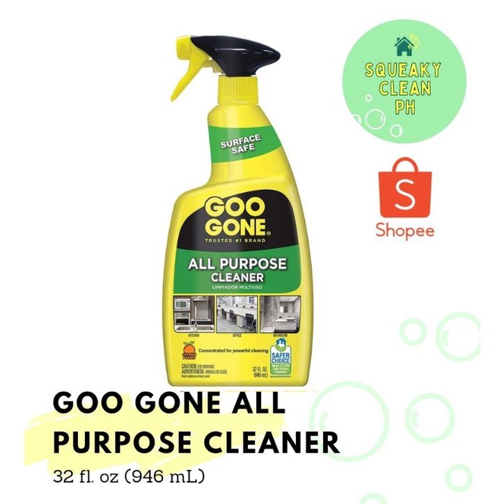 Goo Gone All Purpose Cleaner (946 mL) Shopee Philippines