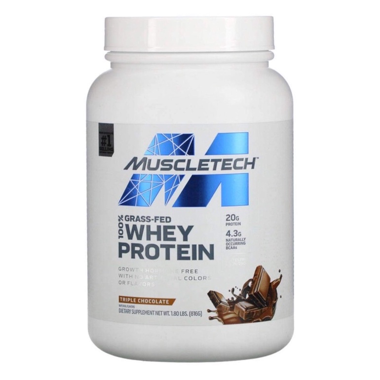 Muscletech Grass-Fed 100% Whey Protein (2 lbs) | Shopee Philippines